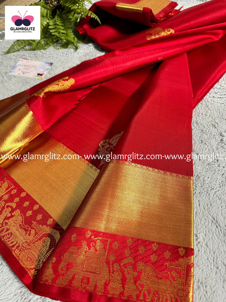 PURE KANJIPURAM HANDLOOM SILK SAREE