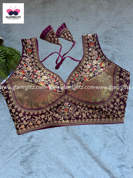 Heavy Bridal Wedding Blouse