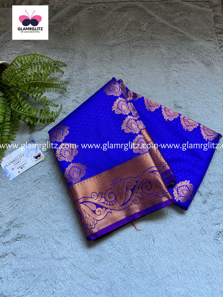 Fancy Soft - Silk Bhutta Embossed Saree