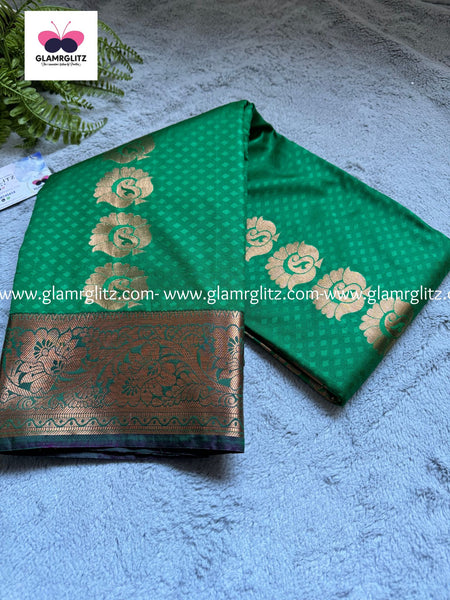 Fancy Soft - Silk Bhutta Embossed Saree