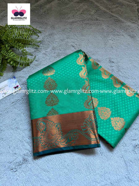 Fancy Soft - Silk Bhutta Embossed Saree