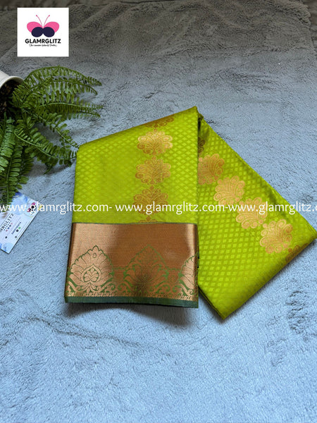 Fancy Soft - Silk Bhutta Embossed Saree