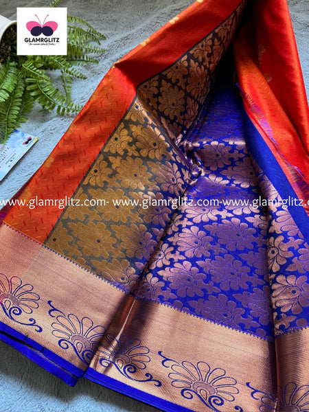 Fancy Soft - Silk Bhutta Embossed Saree