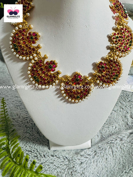 Kempu choker set