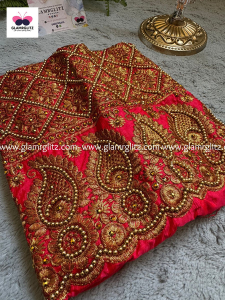 AARI Worked Blouse cut pieces