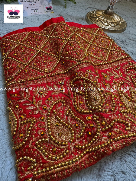 AARI Worked Blouse cut pieces