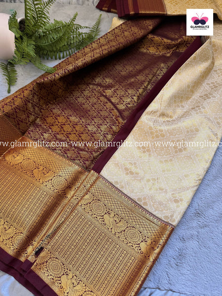 Semi Kanjipuram Silk Saree