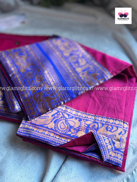 Silk Cotton Kurti and Dupatta Set