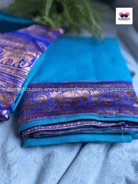 Silk Cotton Kurti and Dupatta Set