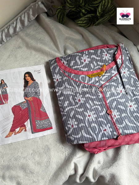 Pure Cotton Patiala Set