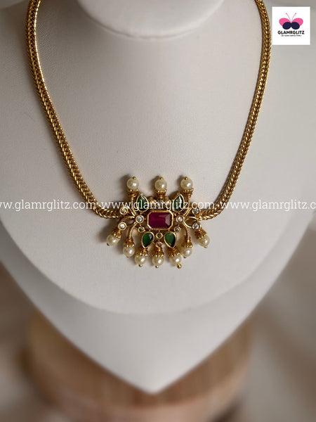 Ruby Motif Chain – Timeles Stylish