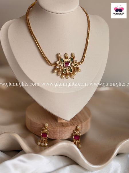 Ruby Motif Chain – Timeles Stylish