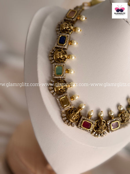 Beautiful Multi-Coloured Choker – Elegant Statement Jewellery