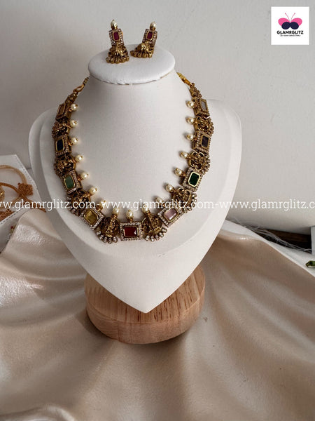 Beautiful Multi-Coloured Choker – Elegant Statement Jewellery