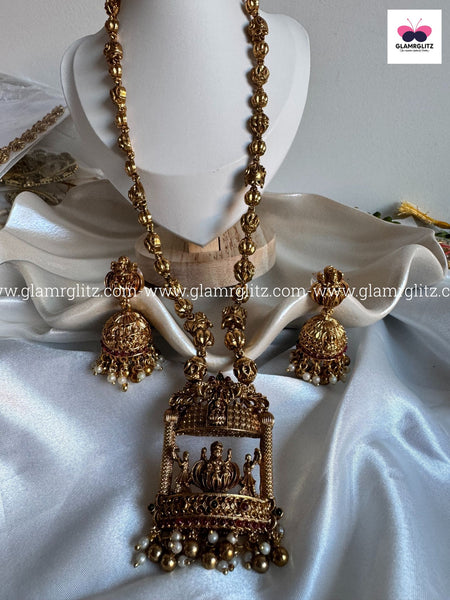 Laxmi Long Haram with Jhumkas