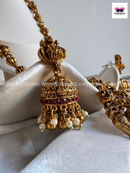 Laxmi Long Haram with Jhumkas