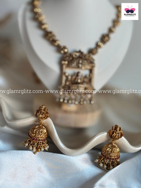 Laxmi Long Haram with Jhumkas