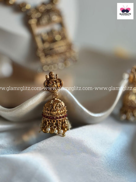 Laxmi Long Haram with Jhumkas