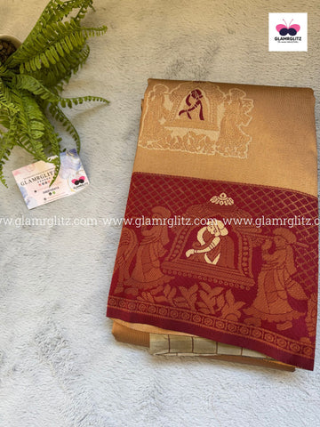Kubera Silk Fancy Pallakku Design Sarees