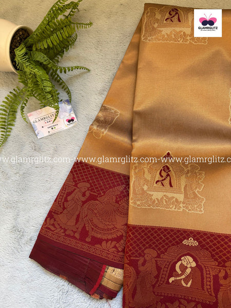 Kubera Silk Fancy Pallakku Design Sarees