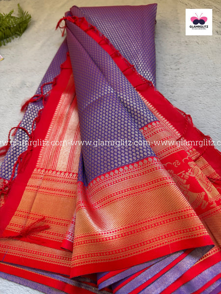 Semi Kanjipuram Silk Saree