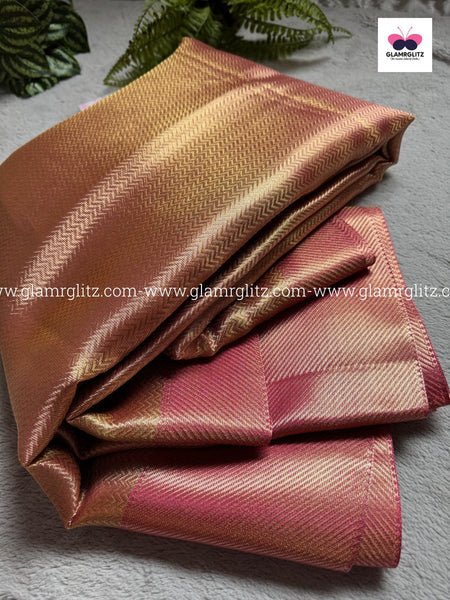 Jyothika Inspired kanjivaram Banaras Silk saree_ gold zari Weaving