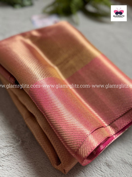 Jyothika Inspired kanjivaram Banaras Silk saree_ gold zari Weaving