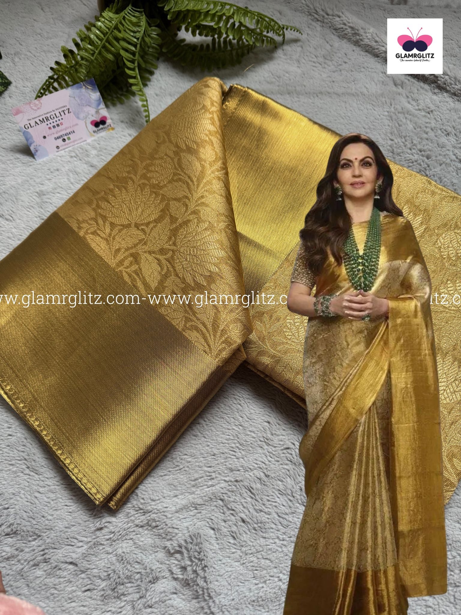 Nita Ambani-Inspired Banarasi Tissue Sarees