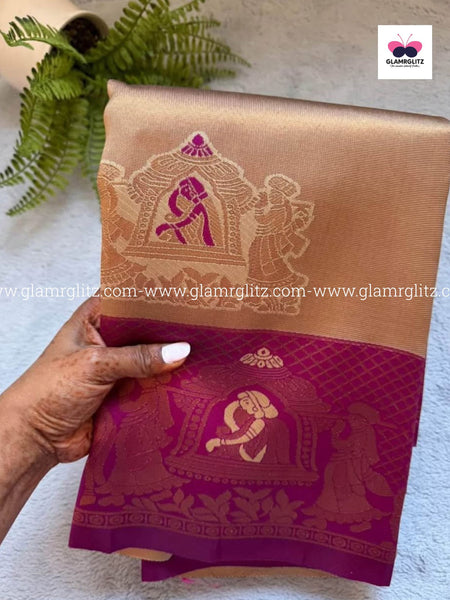 Kubera Silk Fancy Pallakku Design Sarees