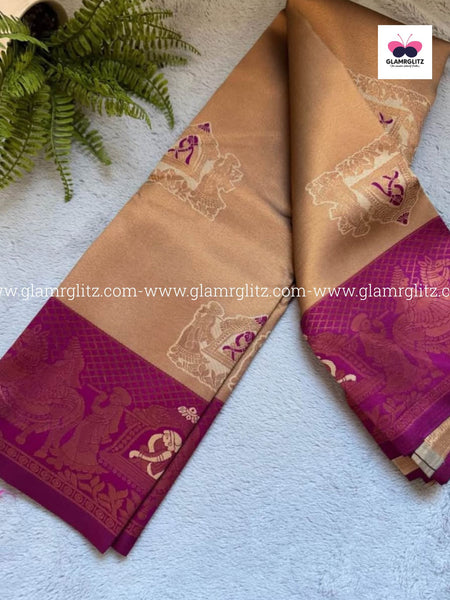 Kubera Silk Fancy Pallakku Design Sarees