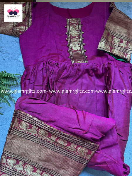 Long Traditional Kurti Narayan pet (cotton)