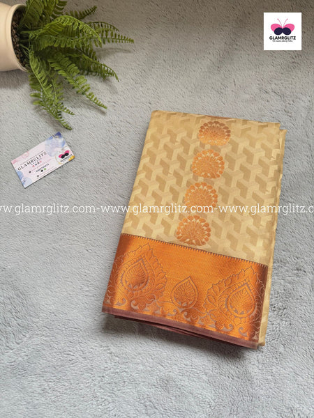 Fancy Soft - Silk Bhutta Embossed Saree