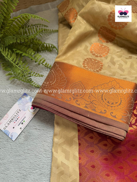 Fancy Soft - Silk Bhutta Embossed Saree