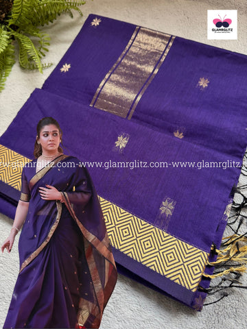 Nayanthara Inspired Cotton Silk Saree