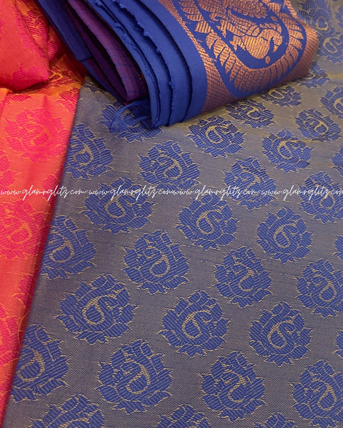 Poonthamil  banarsi Art silk saree