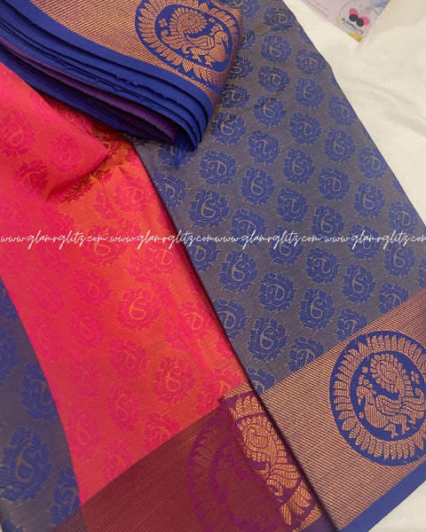 Poonthamil  banarsi Art silk saree