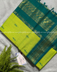 Purely Traditional Kalyani Cotton (silk mix )