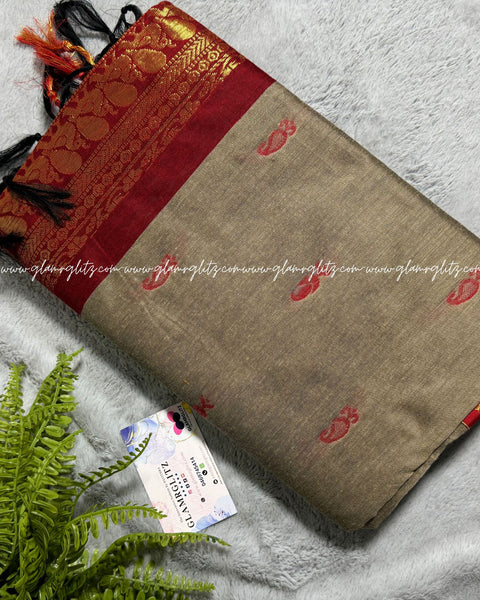 Purely Traditional Kalyani Cotton (silk mix )