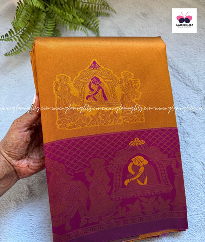 Kubera Silk Fancy Pallakku Design Sarees