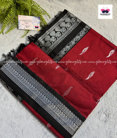 Purely Traditional Kalyani Cotton (silk mix )