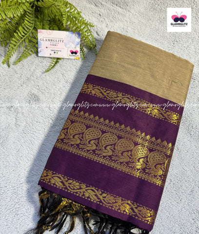 Purely Traditional Kalyani Cotton (silk mix )