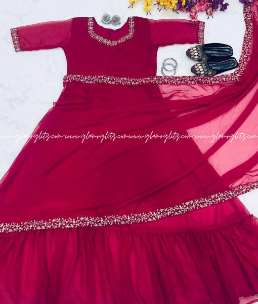 Ready-to-Wear Georgette Saree