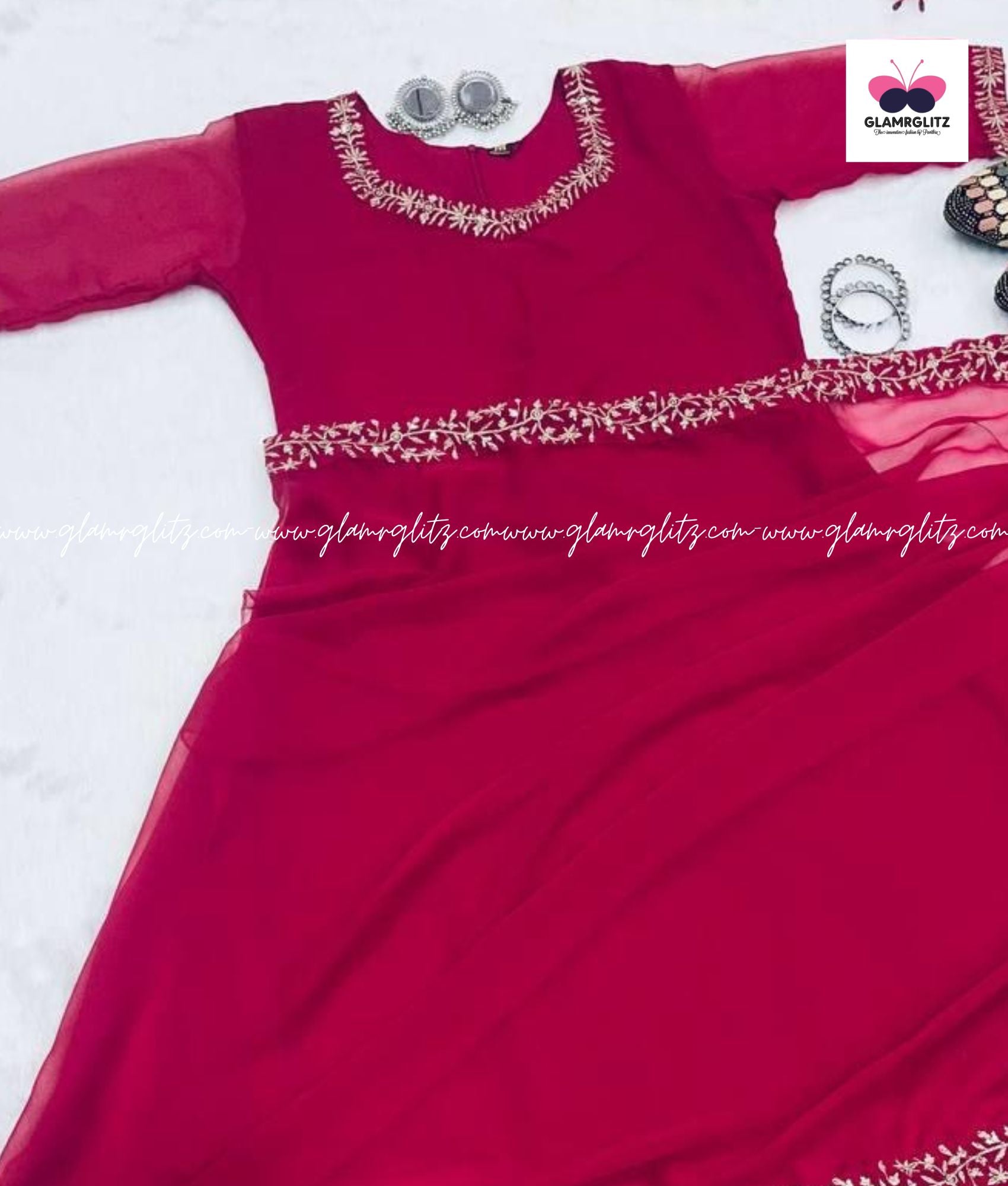 Ready-to-Wear Georgette Saree