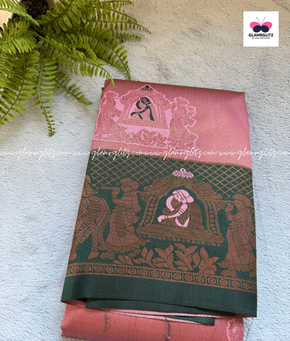 Kubera Silk Fancy Pallakku Design Sarees