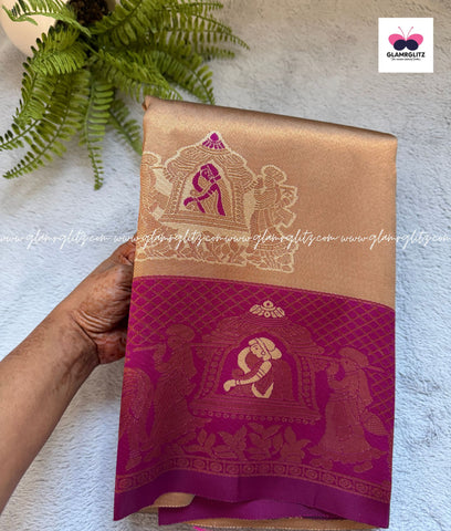 Kubera Silk Fancy Pallakku Design Sarees