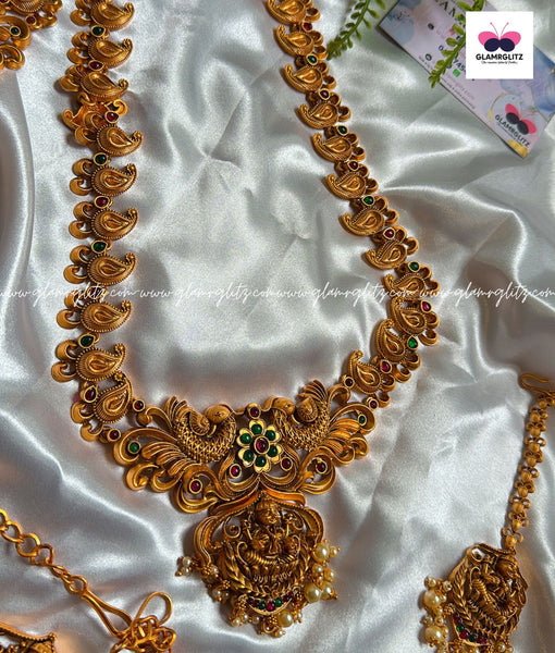 Bridal Jewellery Set – Antique Gold Look | Premium Quality