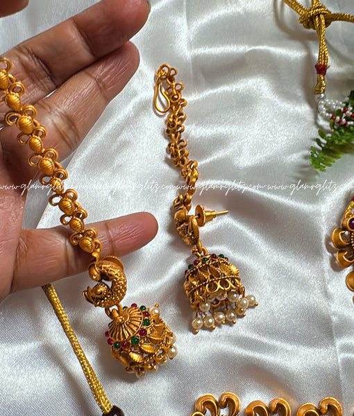 Bridal Jewellery Set – Antique Gold Look | Premium Quality