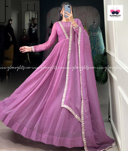 Silver Glory Shimmer Long Kurti