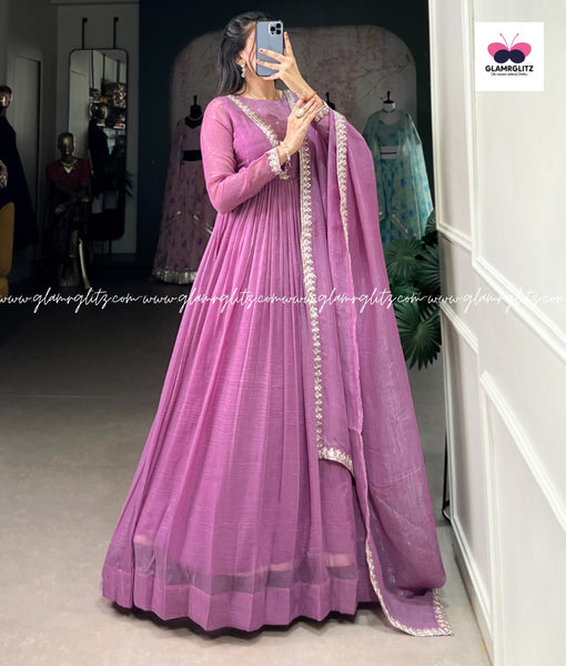 Silver Glory Shimmer Long Kurti