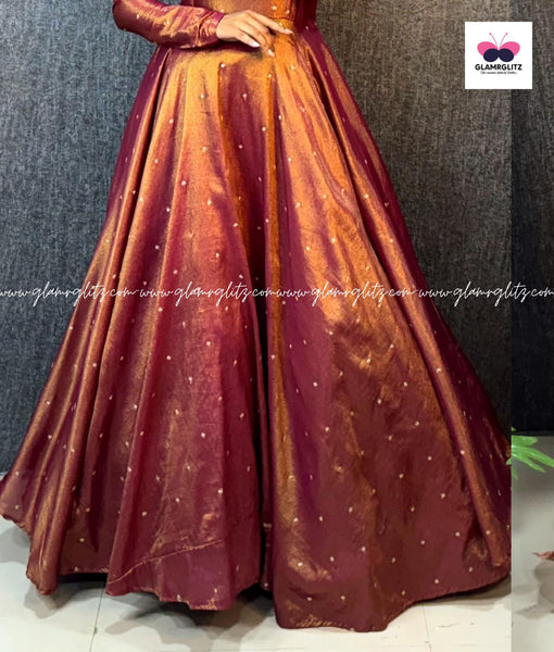 Gown Saree with Dupatta